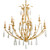 Corbett Lighting - 293-012-GL - 12 Light Chandelier - Prosecco - Gold Leaf
