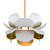 Corbett Lighting - 314-42-GL/SWH - One Light Chandelier - Ginger - Gold Leaf