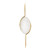 Corbett Lighting - 336-01-VB - LED Wall Sconce - Lapis - Vintage Brass