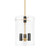 Corbett Lighting - 359-13-VB - Three Light Lantern - Adonis - Vintage Brass