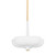 Corbett Lighting - 360-20-GL/GSW - Three Light Pendant - Rimini - Gold Leaf / Gesso White