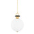 Corbett Lighting - 395-13-VB - One Light Pendant - Haru - Vintage Brass