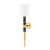Corbett Lighting - 396-01-VB/BM - One Light Wall Sconce - Solstice - Vintage Brass