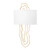 Corbett Lighting - 404-02-VGL - Two Light Wall Sconce - 5th Avenue - Vintage Gold Leaf