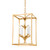 Corbett Lighting - 435-31-VGL/GL - Four Light Lantern - Bergamo - Vintage Gold Leaf