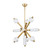Corbett Lighting - 452-36-VB - LED Chandelier - Atom - Vintage Brass