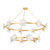 Corbett Lighting - 485-62-VGL - LED Chandelier - Almandine - Vintage Gold Leaf