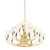 Corbett Lighting - 489-38-VB/BRZ - LED Chandelier - Brahma - Vintage Brass