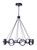 Craftmade - 59329-FB-LED - LED Chandelier - Context - Flat Black