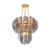 Corbett Lighting - 518-24-VGL - Five Light Chandelier - Anatase - Vintage Gold Leaf