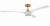 Phoebe 60" Indoor Ceiling Fan without Wifi 60" Ceiling Fan (PHB60SB3-NWF)