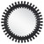 Currey and Company - 1000-0134 - Mirror - Diza - Black