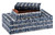 Currey and Company - 1200-0199 - Box Set - Indigo - Navy/White/Natural