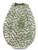 Currey and Company - 1200-0301 - Vase - Milione - White/Green