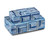 Currey and Company - 1200-0512 - Box - Cade - Blue/White