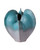 Currey and Company - 1200-0997 - Vase - Free-Form - Blue/Dark Gray