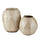Currey and Company - 1200-1032 - Vase - Runnell - White/Beige/Antique