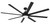 Rush 72" Ceiling Fan Wet Rated no Wifi 72" Ceiling Fan (RSH72FB8-NWF)