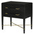 Currey and Company - 3000-0036 - Nightstand - Verona - Black/Natural/Champagne/Silver