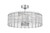 Craftmade - RVL28CH4 - 24 Ceiling Fan - Reveal Fandelier - Chrome