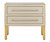 Currey and Company - 3000-0184 - Chest - Arden Collection - Ivory/Satin Brass
