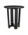 Currey and Company - 3000-0259 - Accent Table - Blake Collection - Matte Caviar Black/Polished Brass