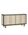 Currey and Company - 3000-0300 - Credenza - Deanna - Ivory/Black/Brushed Brass/Natural/Clear