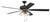 Super Pro 104 60" Ceiling Fan (S104FBSB5-60BWNFB)