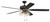 Super Pro 104 60" Ceiling Fan (S104FBSB5-60BWNFB)