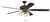 Super Pro 104 60" Ceiling Fan (S104FBSB5-60BWNFB)