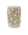 Currey and Company - 3000-0311 - Accent Table - Corfu - Milky White