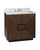 Currey and Company - 3800-0012 - 36 Vanity with Rectangular Undermount Sink - Morombe - Cocoa/White