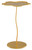 Currey and Company - 4000-0068 - Accent Table - Fleur - Gold Leaf
