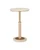 Currey and Company - 4000-0183 - Accent Table - Miles - Natural/Polished Brass