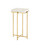 Currey and Company - 4000-0225 - Accent Table - Casey - Natural/Brass