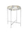 Currey and Company - 4000-0242 - Accent Table - Freya - Natural/Nickel