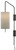 Currey and Company - 5000-0123 - One Light Wall Sconce - Tamsin - Oil Rubbed Bronze
