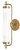 Currey and Company - 5000-0141 - One Light Wall Sconce - Latimer - White/Antique Brass