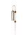 Currey and Company - 5000-0255 - One Light Wall Sconce - Severn - Antique Brass/Oil Rubbed Bronze/Smoke