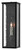 Currey and Company - 5500-0037 - One Light Wall Sconce - Tanzy - Midnight Black/Clear Seeded