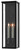 Currey and Company - 5500-0038 - Two Light Wall Sconce - Tanzy - Midnight Black/Clear Seeded