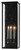 Currey and Company - 5500-0039 - Three Light Wall Sconce - Tanzy - Midnight Black/Clear Seeded