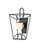 Currey and Company - 5500-0045 - One Light Wall Sconce - Rochefort - Black/White