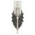 Currey and Company - 5800-0025 - One Light Wall Sconce - Benthos - Natural/Nickel/Clear