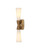 Currey and Company - 5800-0065 - Two Light Wall Sconce - Burrows - Opaque White/Antique Brass