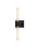 Currey and Company - 5800-0071 - Two Light Wall Sconce - Brietta - Opaque White/Oil Rubbed Bronze
