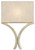 Currey and Company - 5900-0006 - One Light Wall Sconce - Cornwall - Silver Leaf