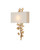 Currey and Company - 5900-0056 - One Light Wall Sconce - Cloverfield - Contemporary Gold Leaf/Contemporary Gold