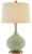 Currey and Company - 6000-0218 - One Light Table Lamp - Cait - Green/Antique Brass