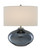 Currey and Company - 6000-0645 - One Light Table Lamp - Lucent - Blue Mirror/Polished Nickel